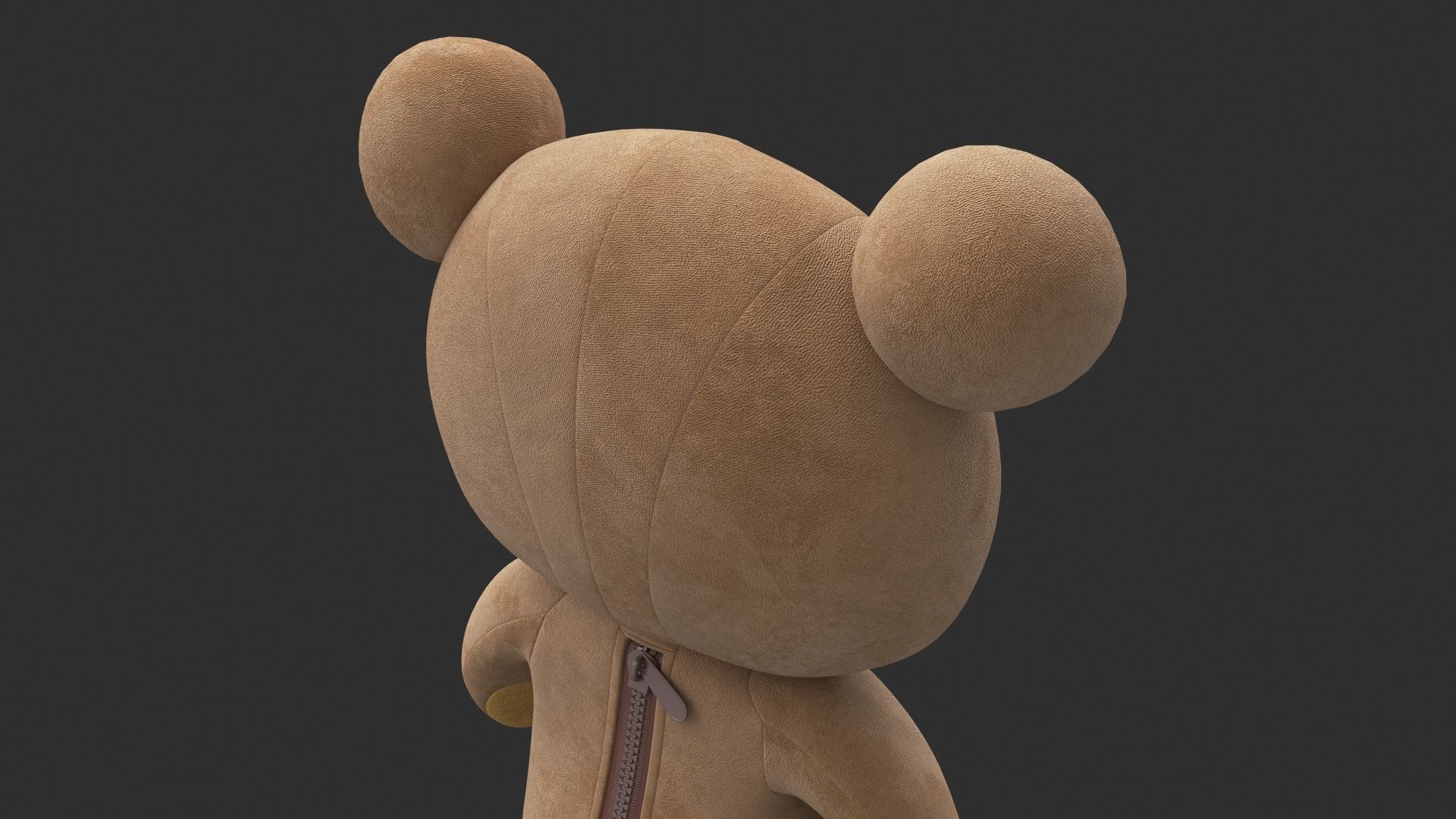 Rilakkuma Plush soft toy doll  3D model_7