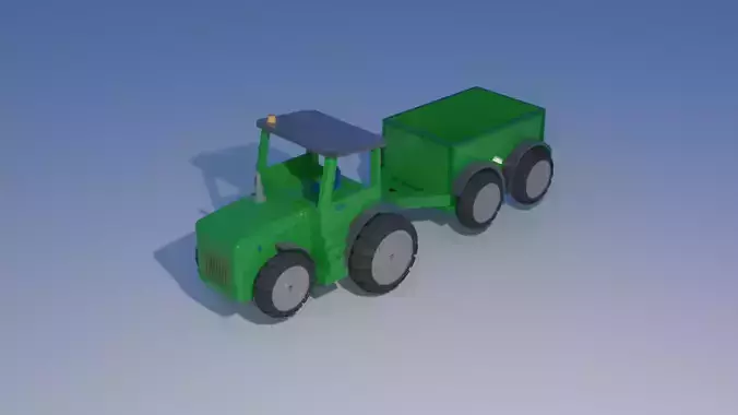 Toy tractor
