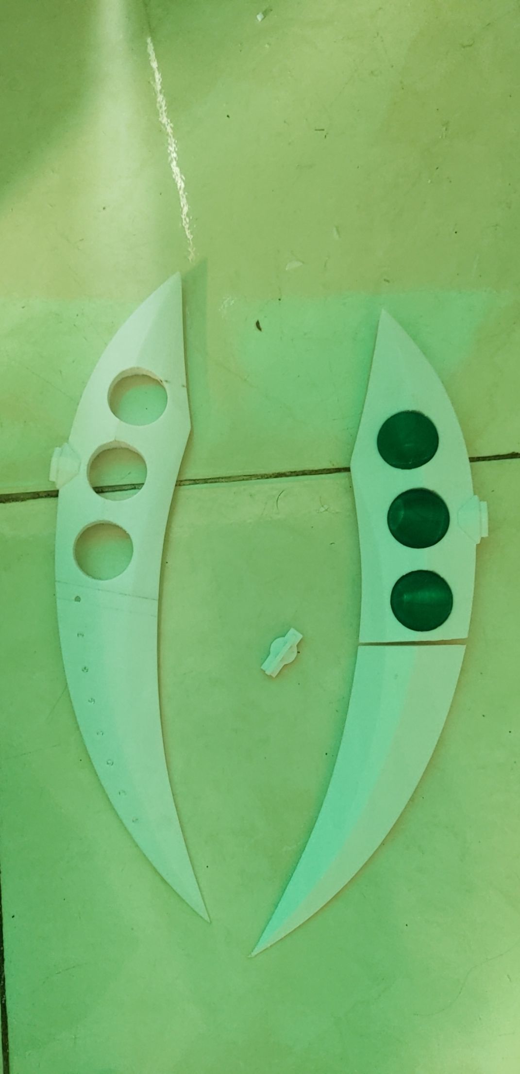 Zen aku flute dagger Power Rangers Wild Force 3D print model_5