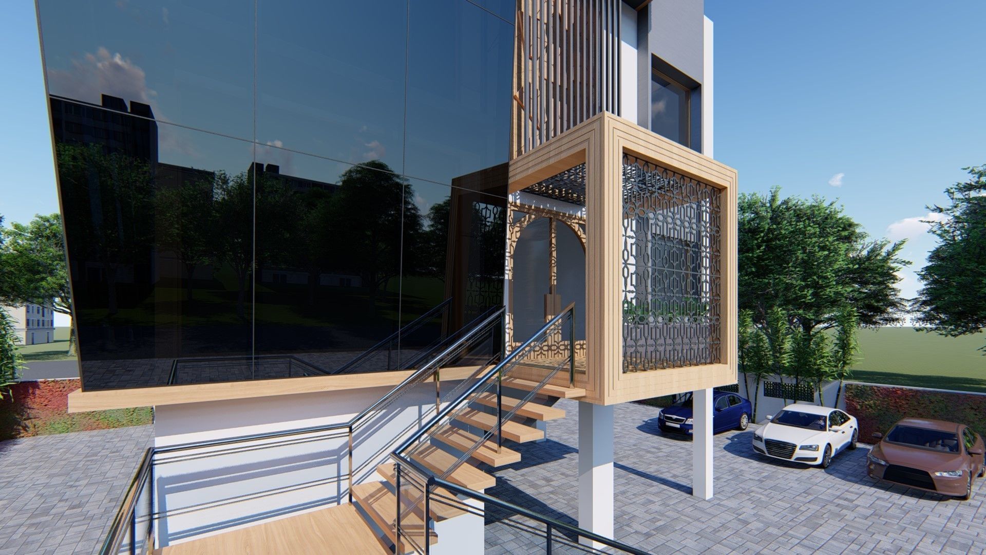 Office Building  3D model_4