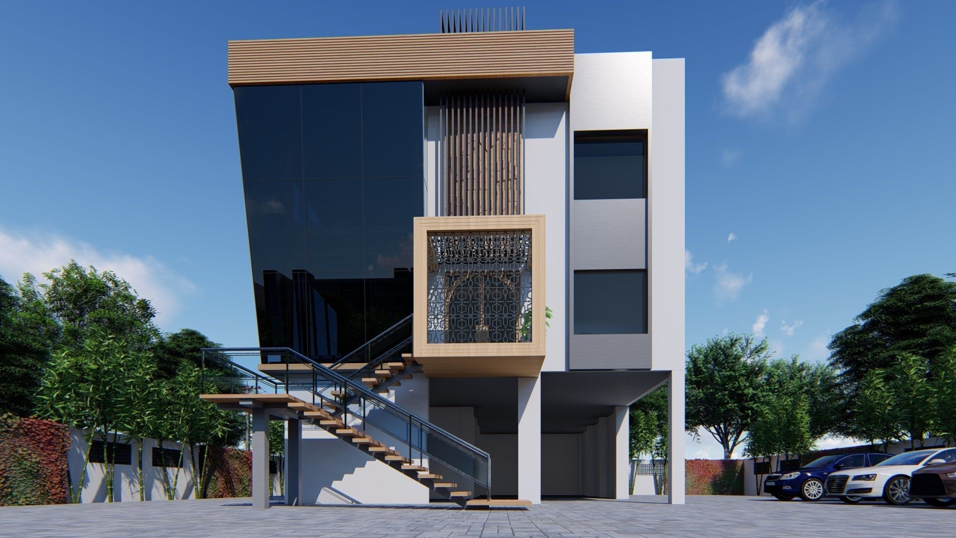 Office Building  3D model_11