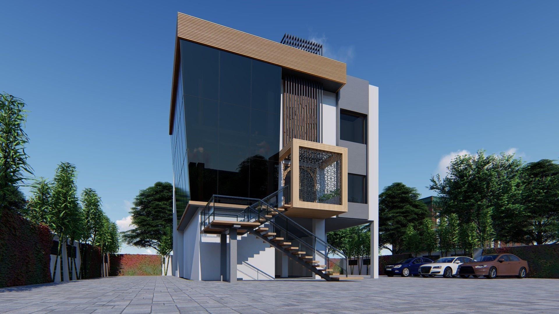 Office Building  3D model_15