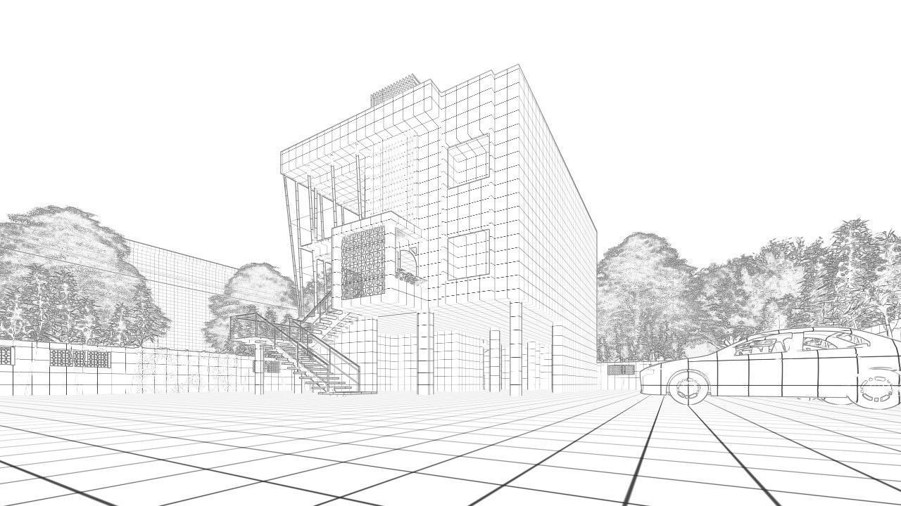 Office Building  3D model_19