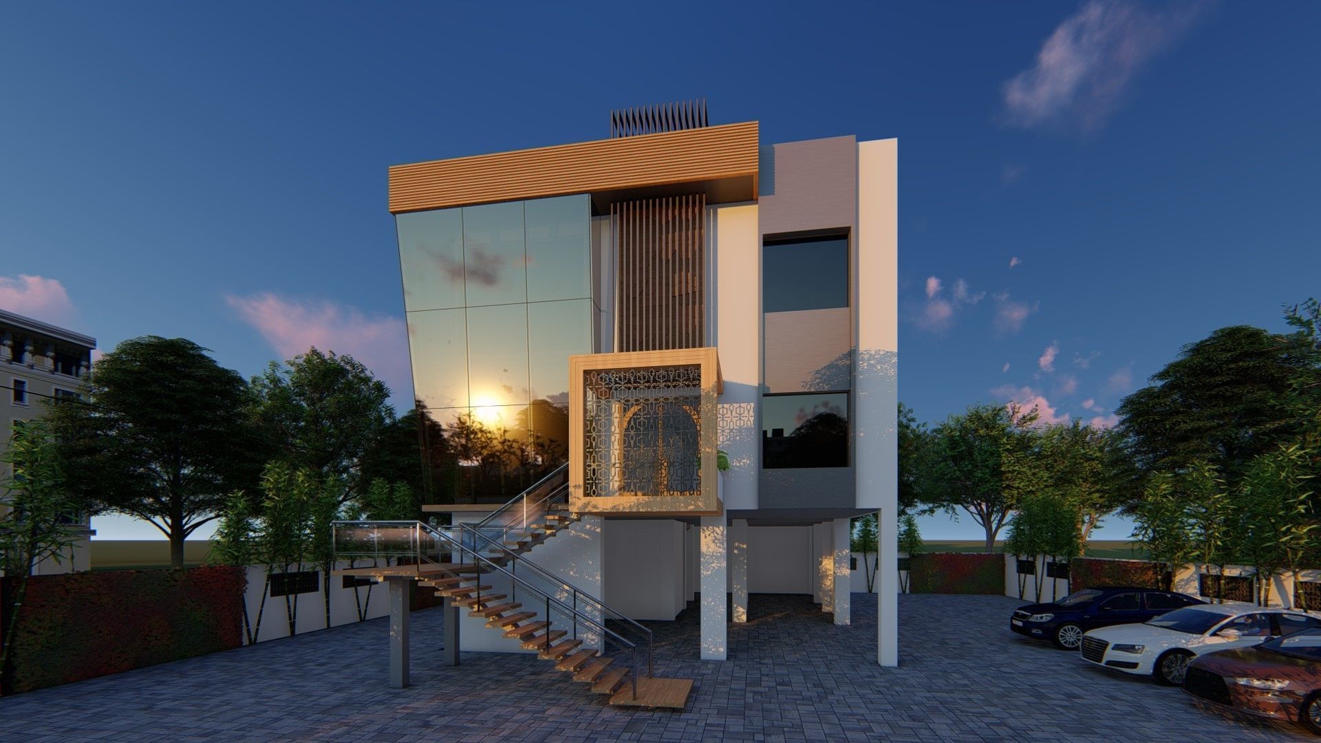 Office Building  3D model_9