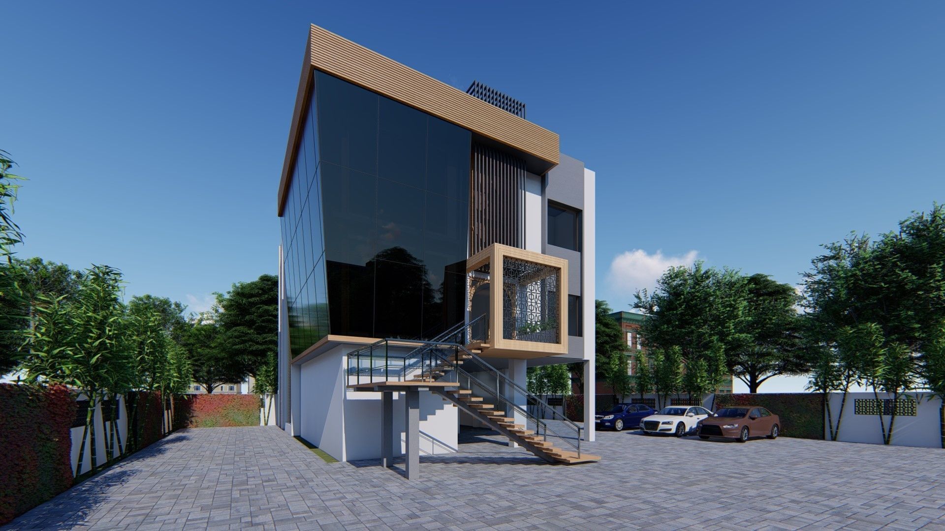 Office Building  3D model_5