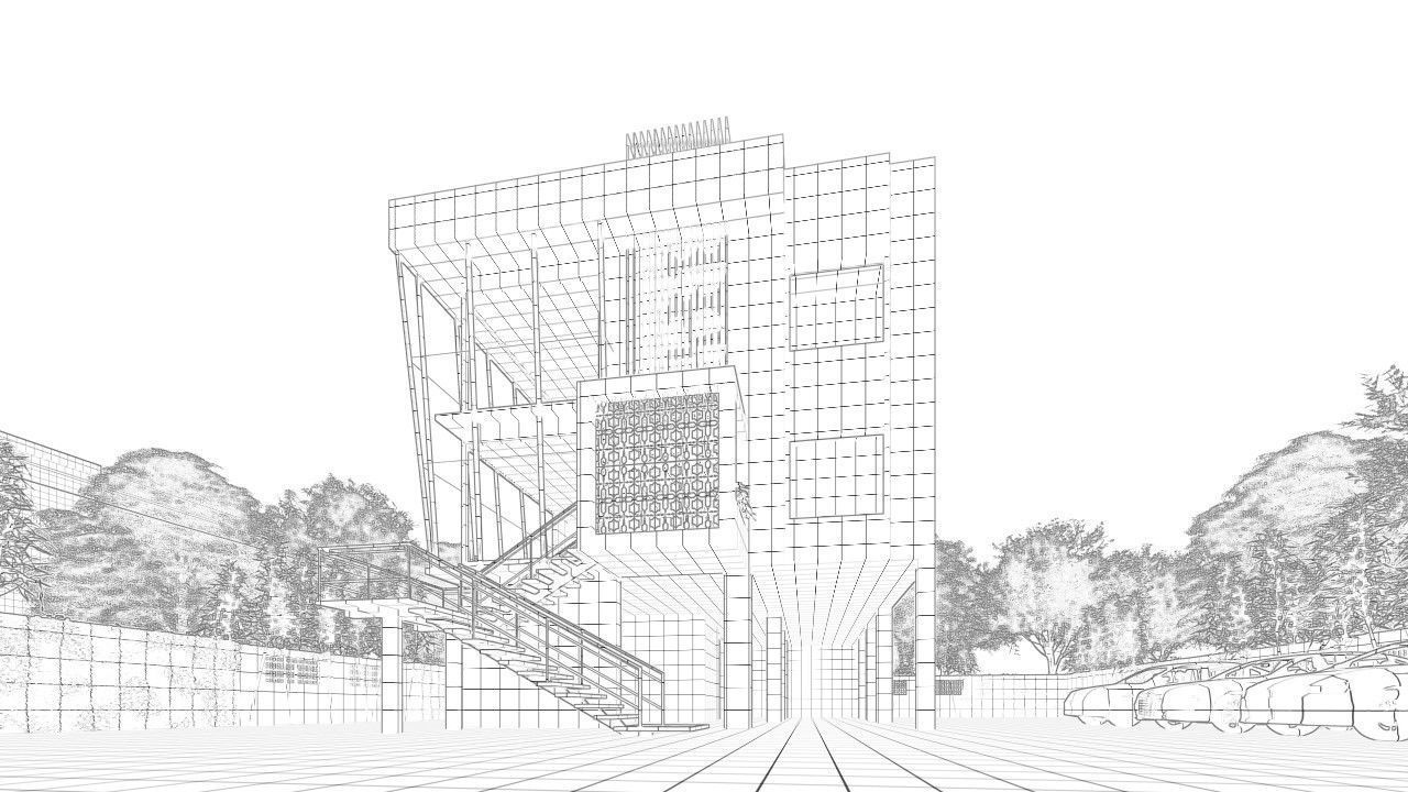 Office Building  3D model_17