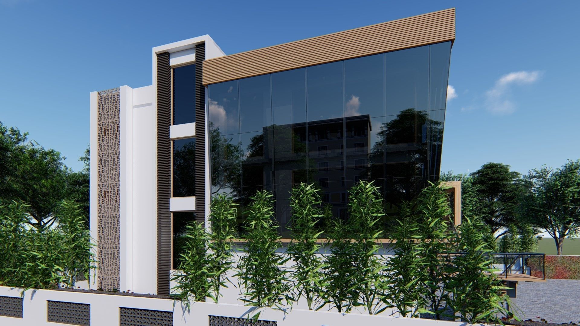 Office Building  3D model_6