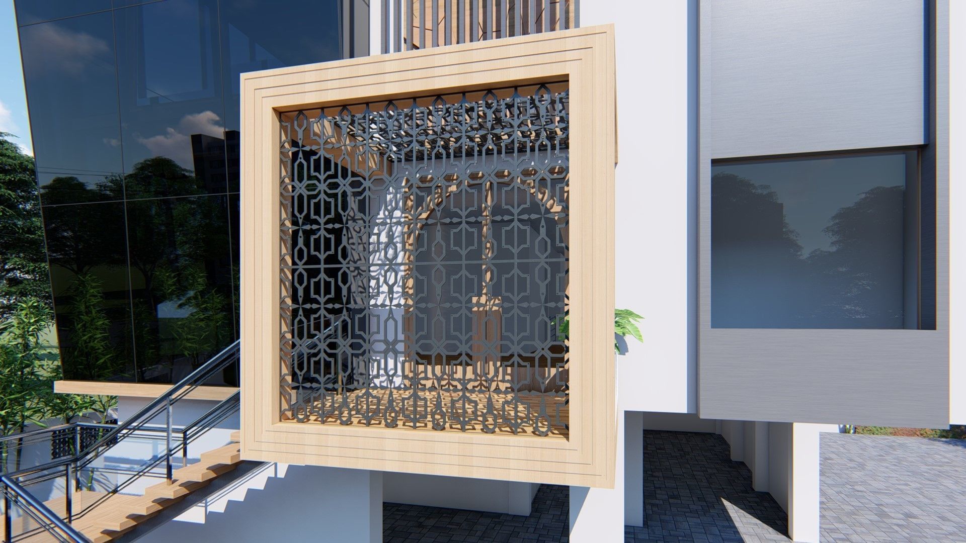 Office Building  3D model_1