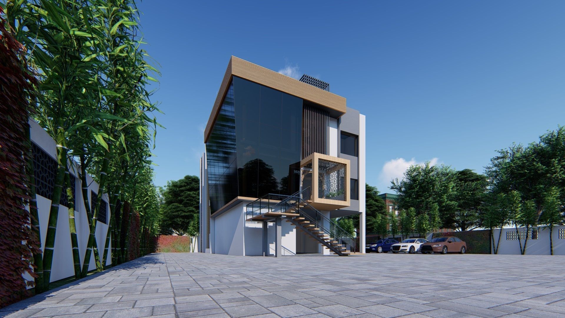 Office Building  3D model_7
