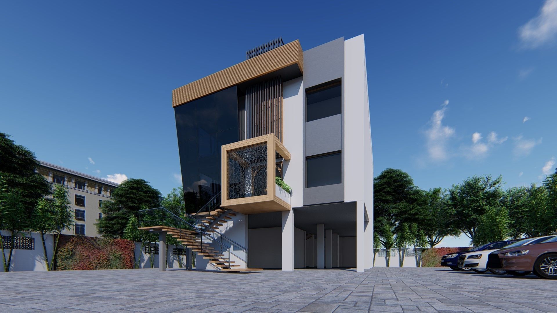 Office Building  3D model_13