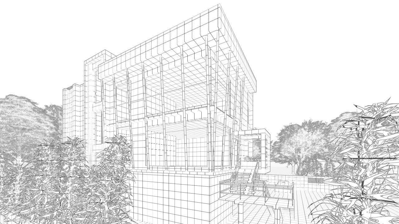 Office Building  3D model_16