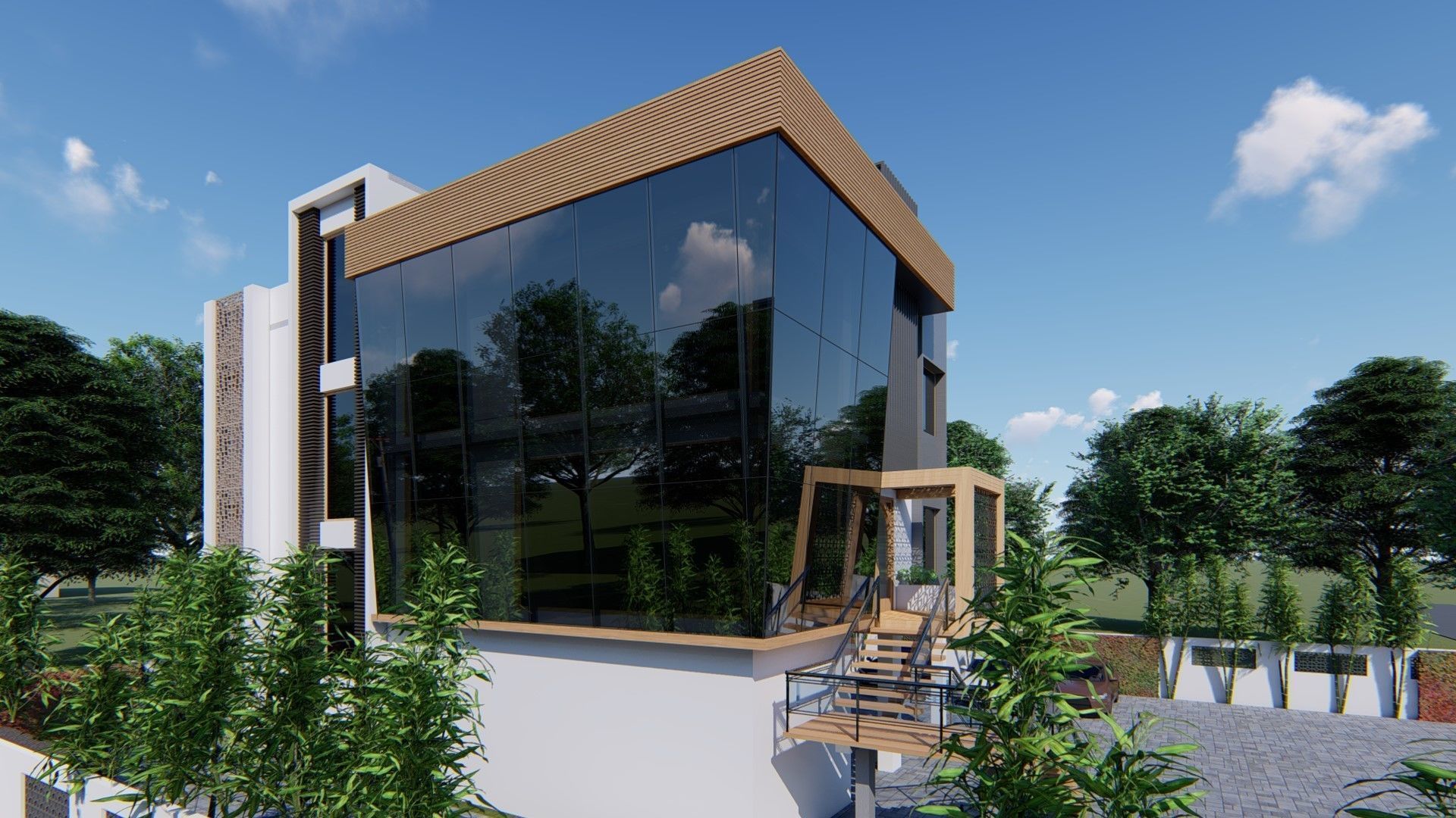 Office Building  3D model_3