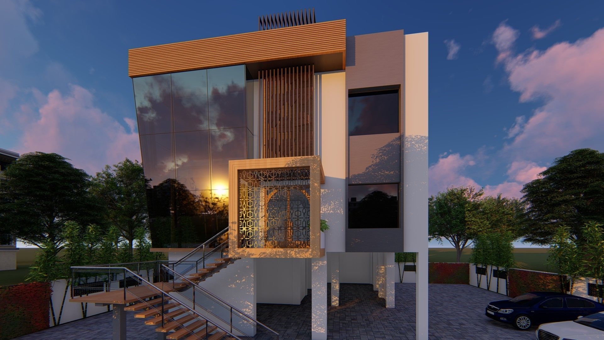 Office Building  3D model_10