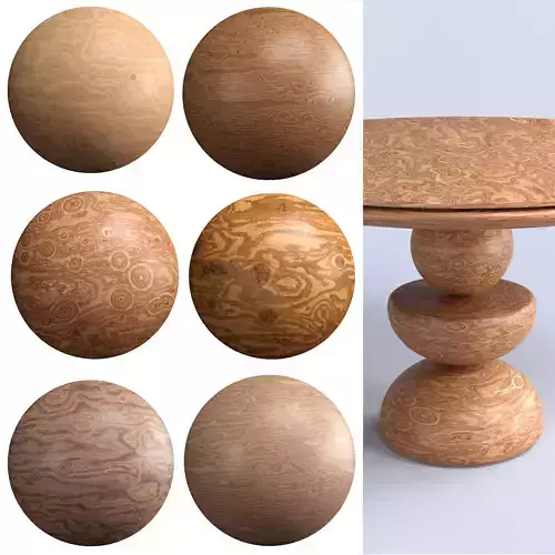 6 Simpel Wood Material PBR