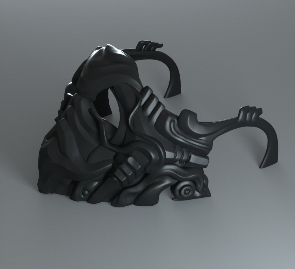 Mask Cover Mask - JUNGLE 3D print model_1
