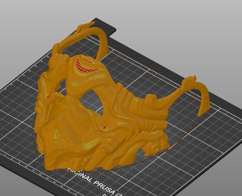 Mask Cover Mask - JUNGLE 3D print model_6