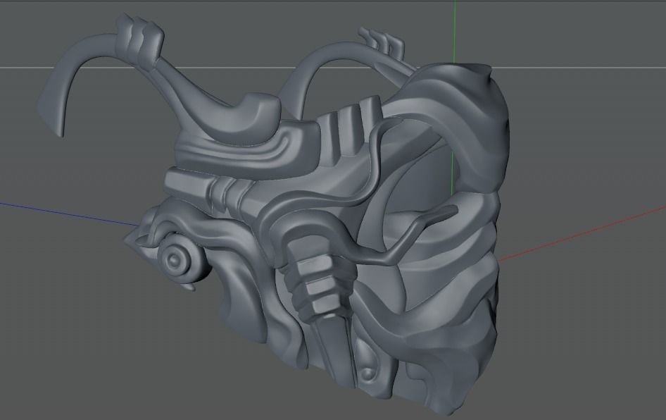 Mask Cover Mask - JUNGLE 3D print model_7