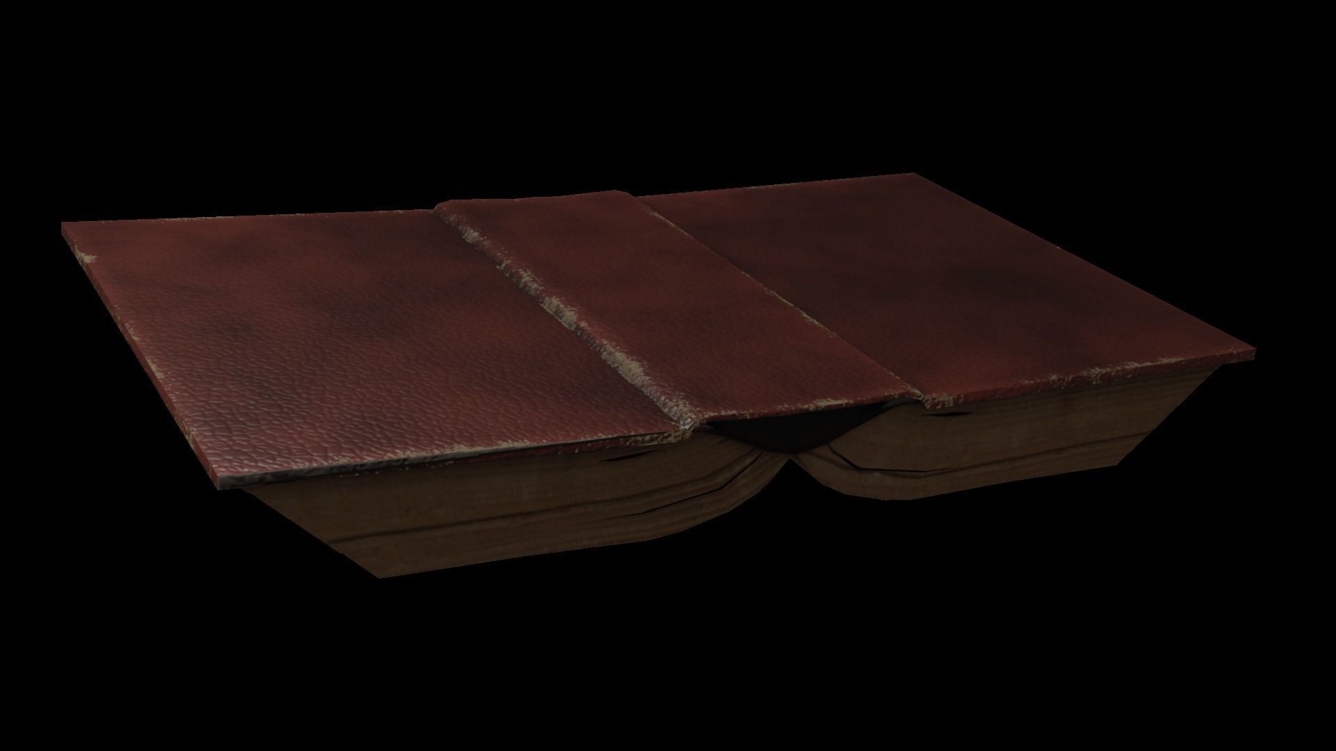 Two magic books Free 3D model_6