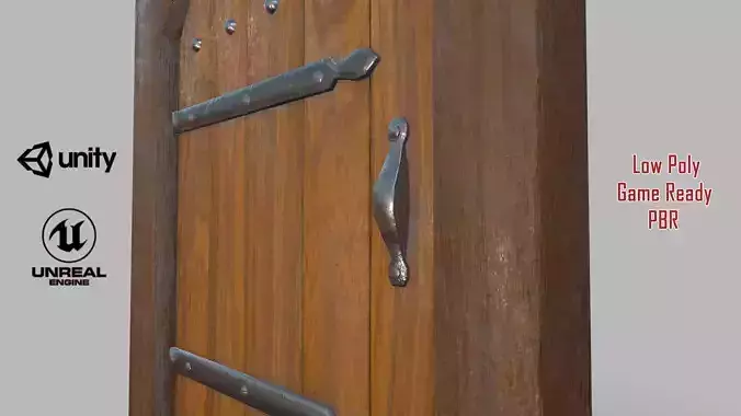 Medieval Wooden Door