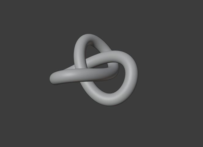 Torus knod 3D model_1