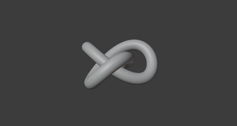 Torus knod 3D model_2