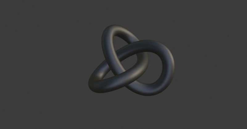 Torus knod 3D model_3