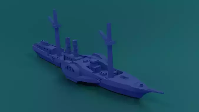 USS Advance 1864 3D print model