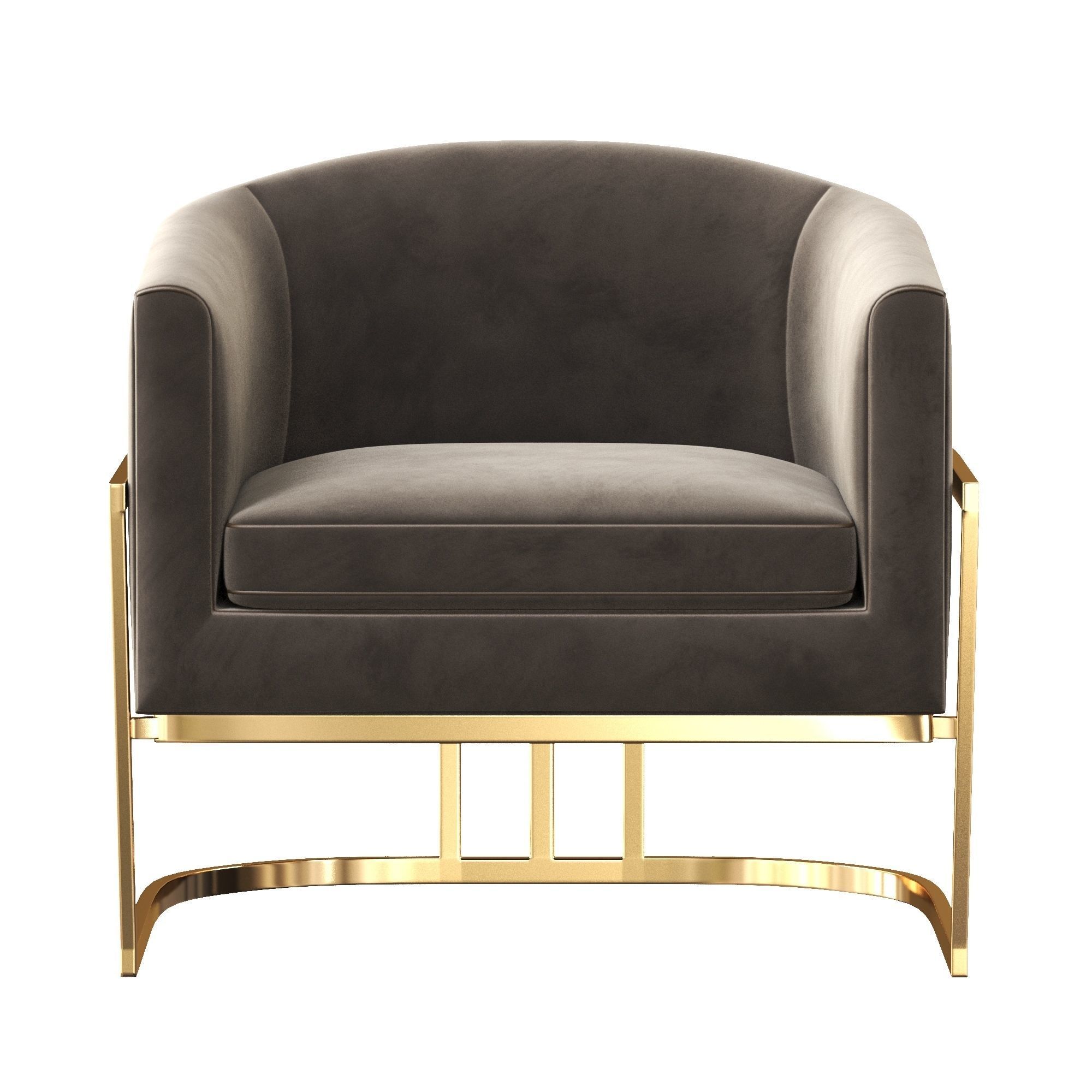 Ambrosia Smoke Tub Chair 3D model_1