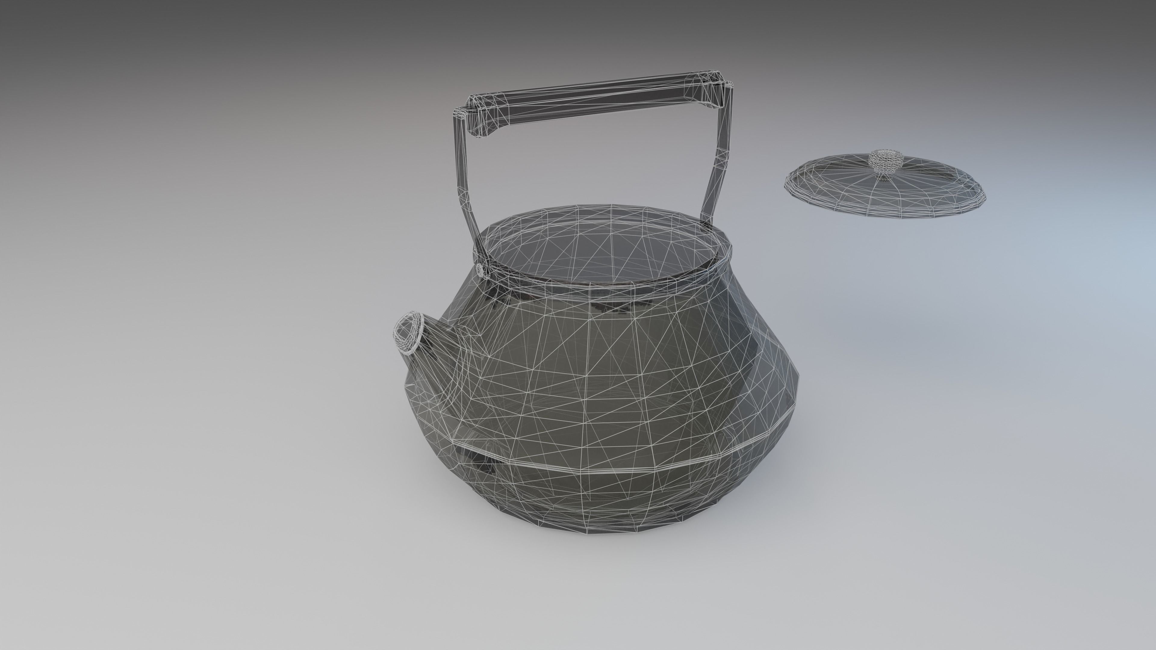 Rusty Kettle Low-poly 3D model_13