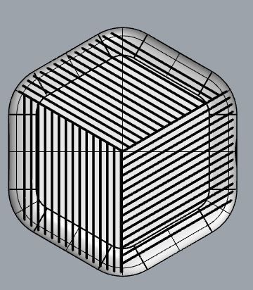 Powerbank box with stripe 3D model_4