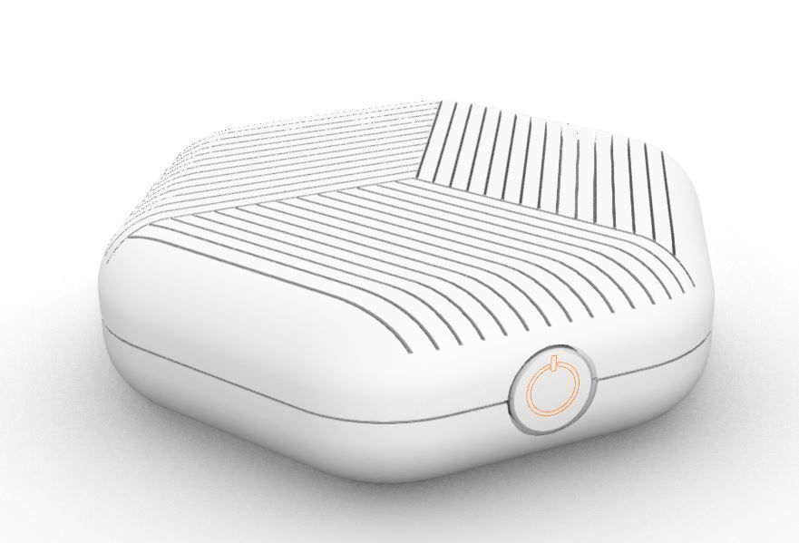 Powerbank box with stripe 3D model_3