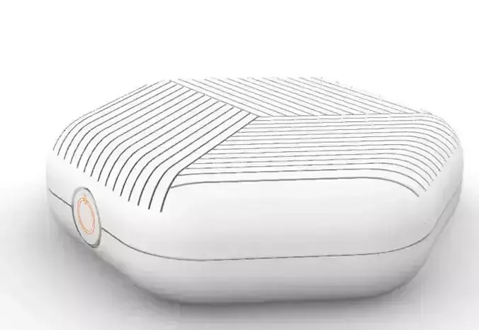 Powerbank box with stripe 3D model