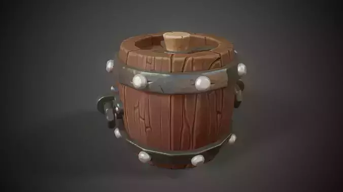 Stylized Barrel - Tutorial Included