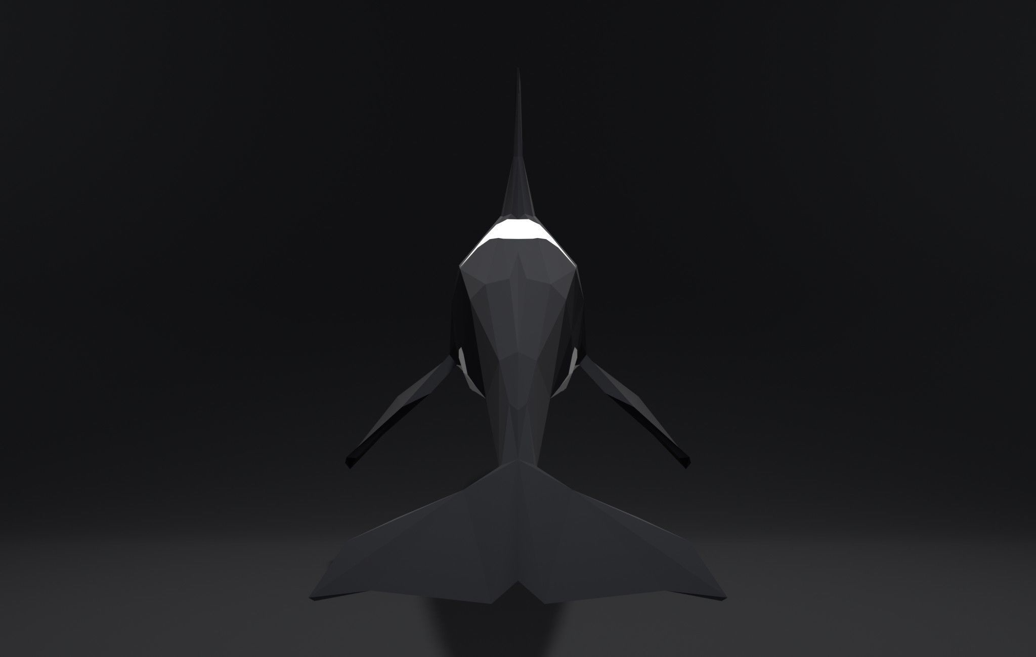 Orca Killer-whale cartoon 3D print model_13