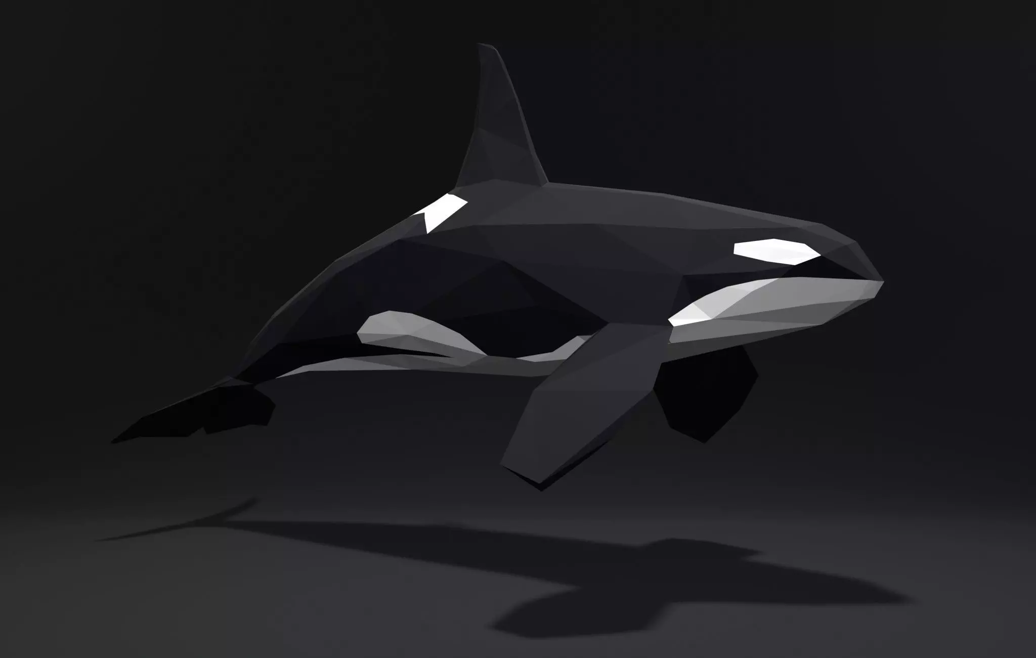 Orca Killer-whale cartoon 3D print model_0
