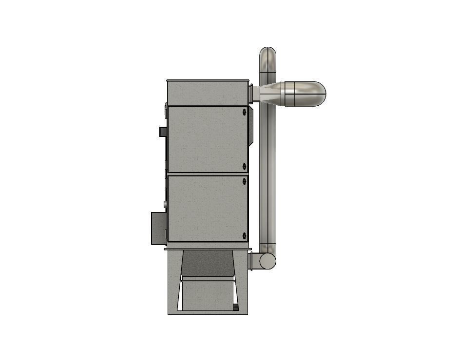 Model Railway Industrial Dust Extraction Unit 3D print model_7