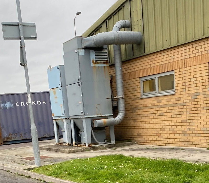 Model Railway Industrial Dust Extraction Unit 3D print model_3