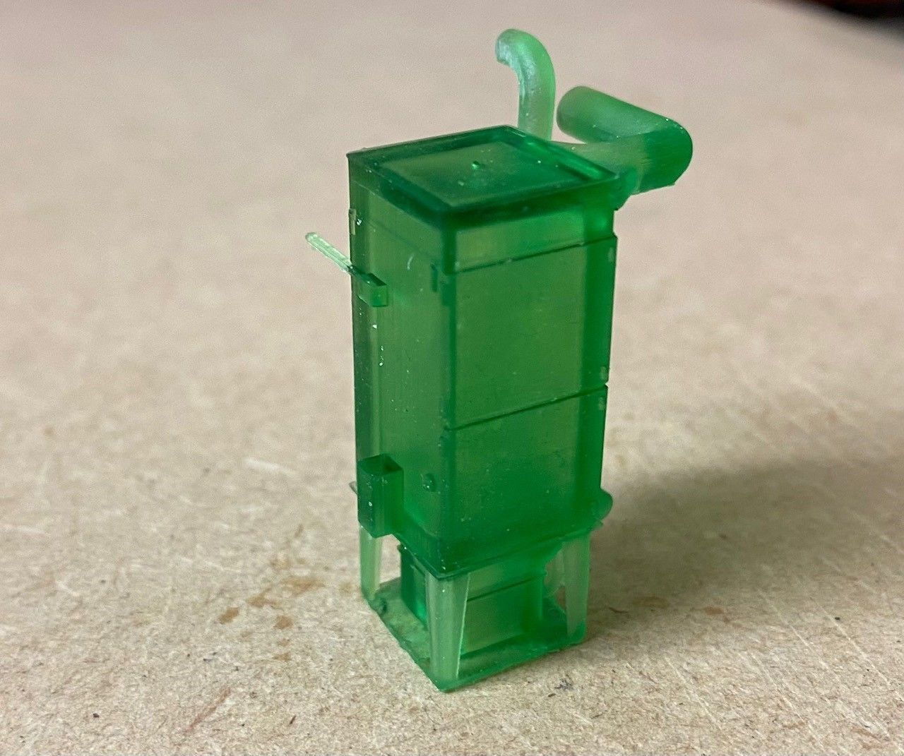 Model Railway Industrial Dust Extraction Unit 3D print model_1