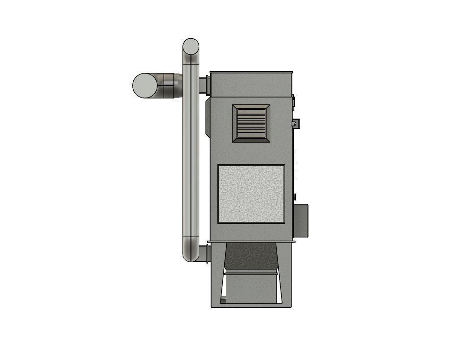 Model Railway Industrial Dust Extraction Unit 3D print model_9