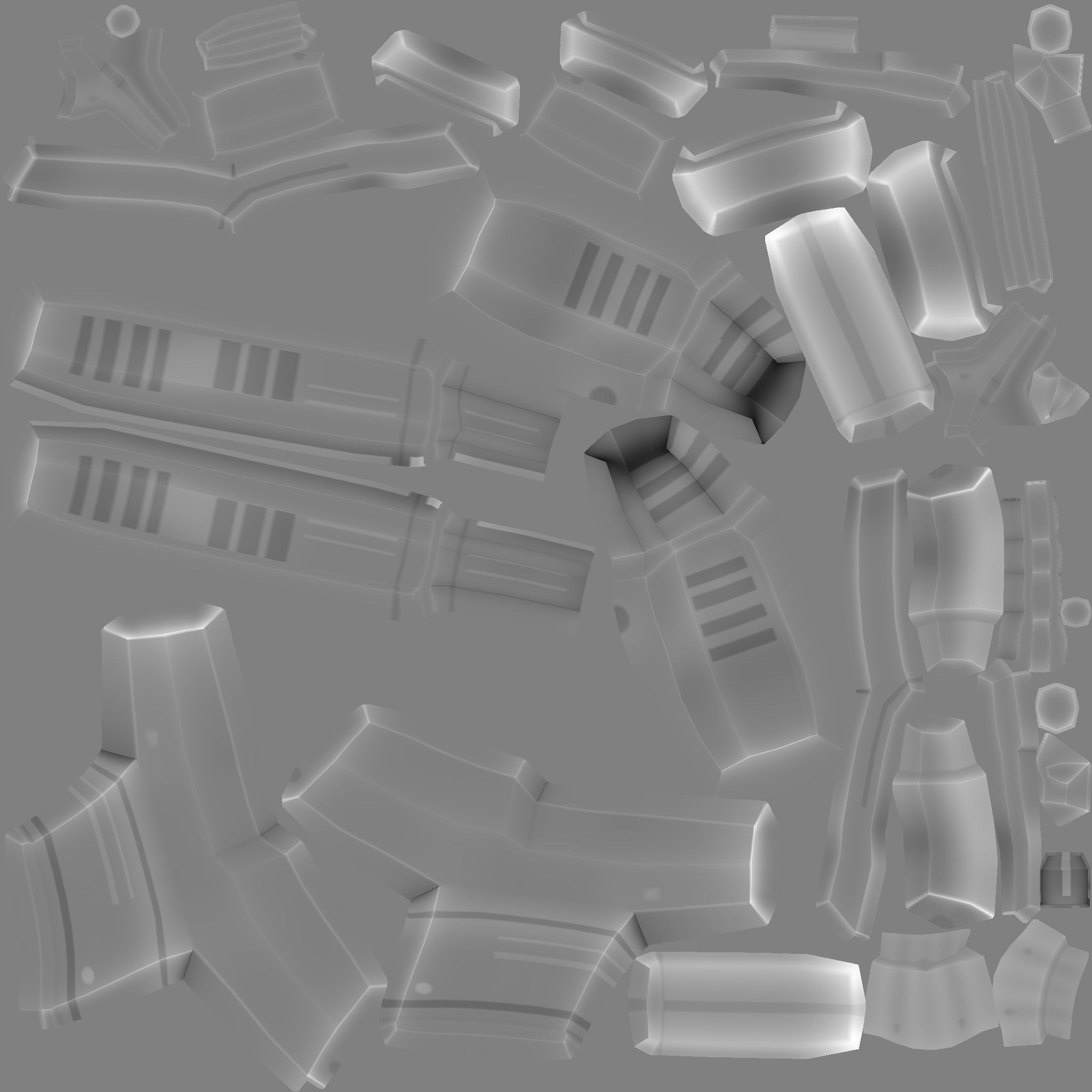 Sci-Fi Kriss Vector - Submachine Gun - Weaponry Low-poly 3D model_21