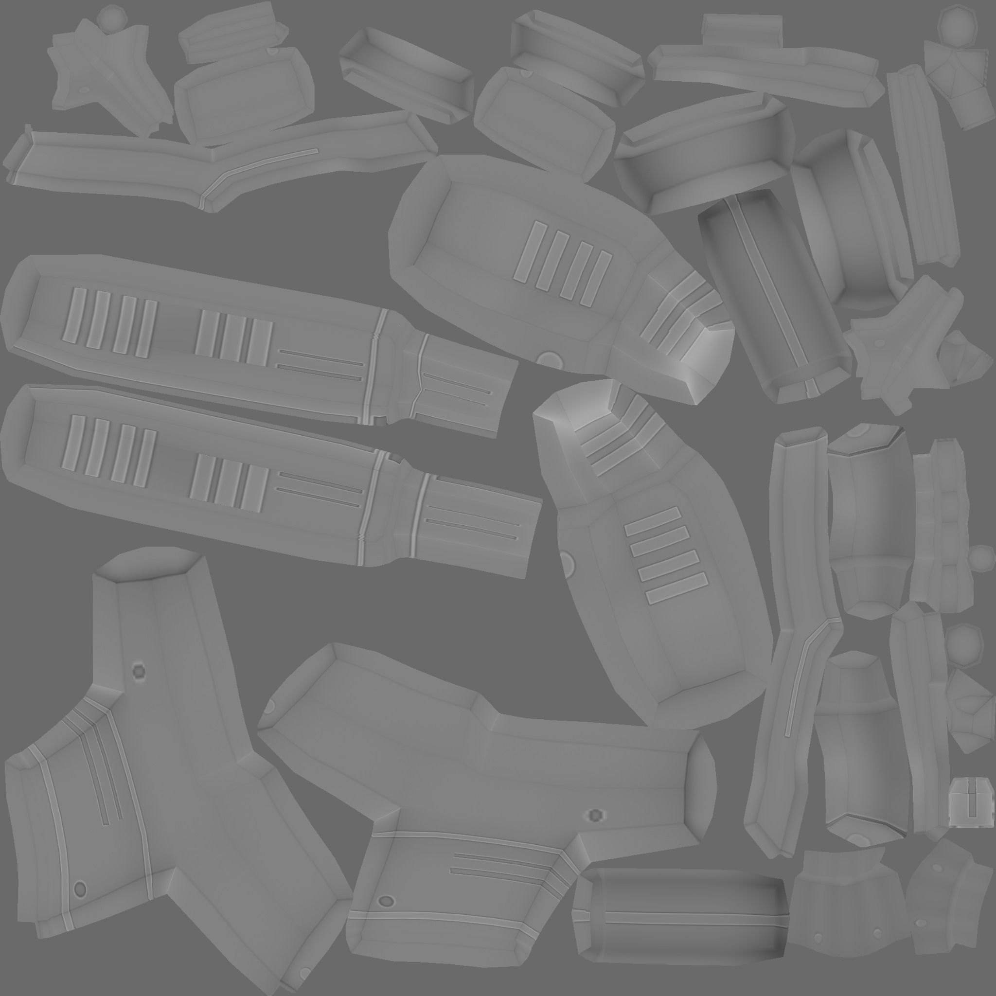 Sci-Fi Kriss Vector - Submachine Gun - Weaponry Low-poly 3D model_17