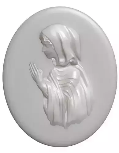 Cameo Brooche 010 3D print model