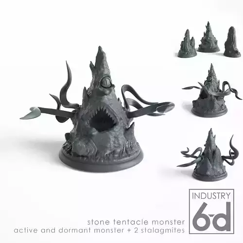 Roper Monster with Stalagmites