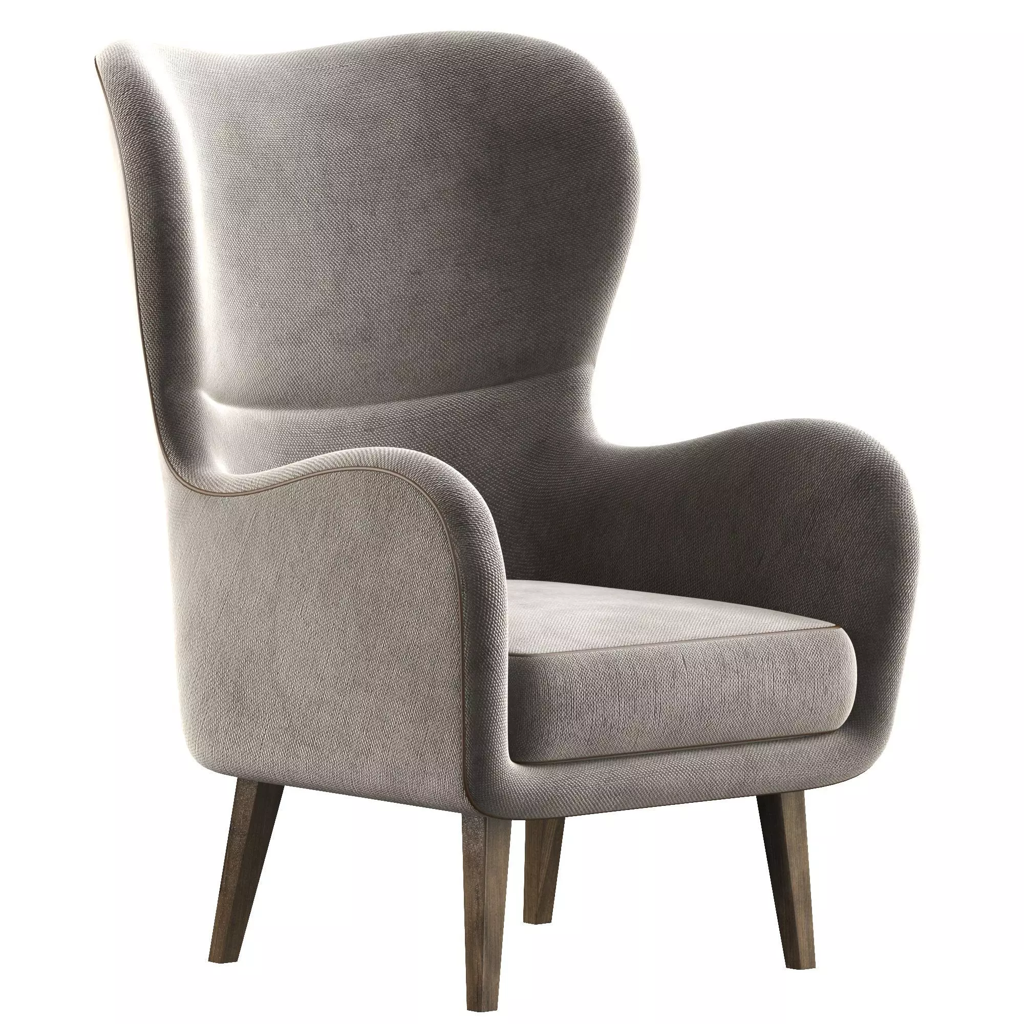 Oday 27 5 W Wingback Chair 3D model