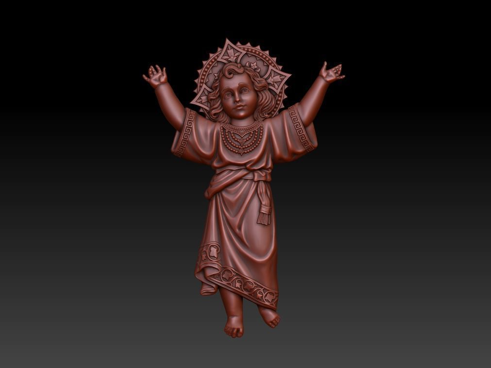Jesus Divino Nino 3D print model_10