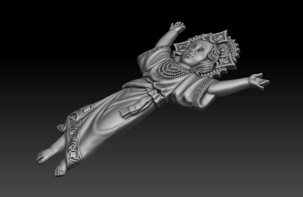 Jesus Divino Nino 3D print model_8