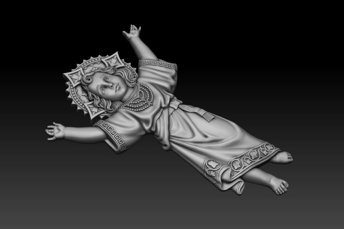 Jesus Divino Nino 3D print model_6