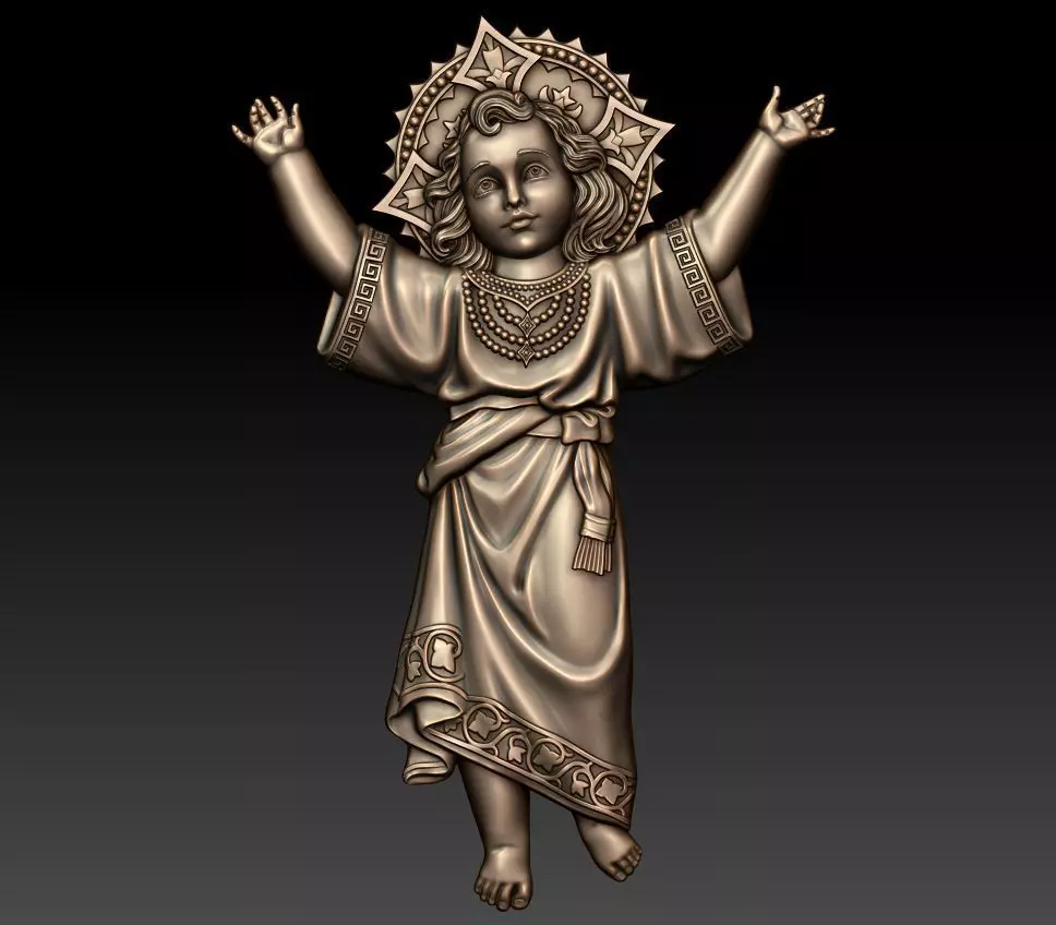 Jesus Divino Nino 3D print model_0