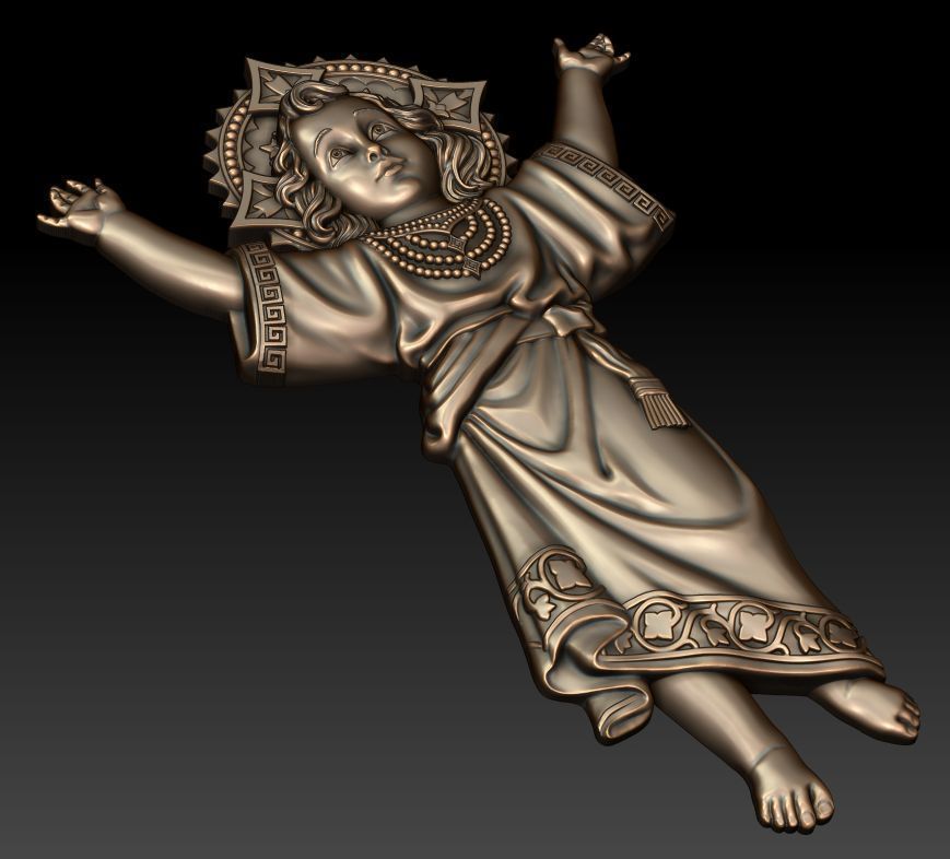 Jesus Divino Nino 3D print model_2