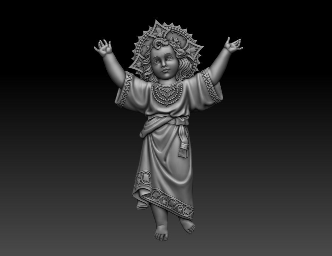 Jesus Divino Nino 3D print model_5
